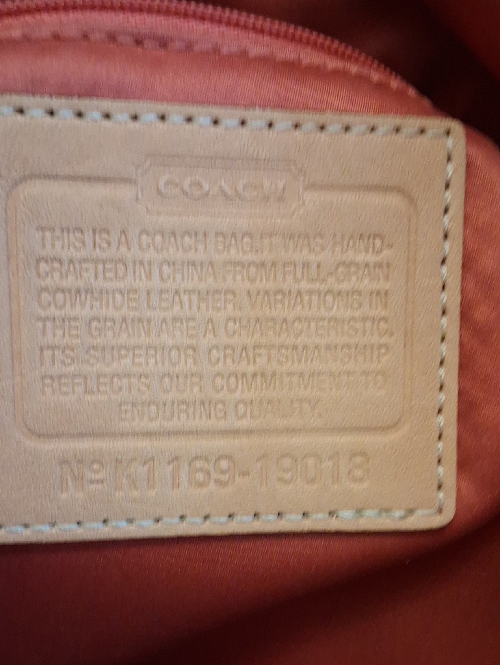 Coach Poppy Whipstitch Natural Leather Hobo Tote October 2011 - Picture 12 of 15